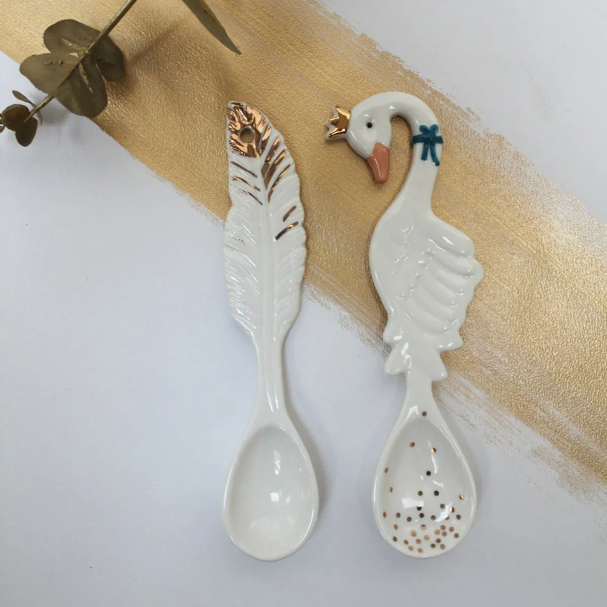 Secret Garden Swan Spoon