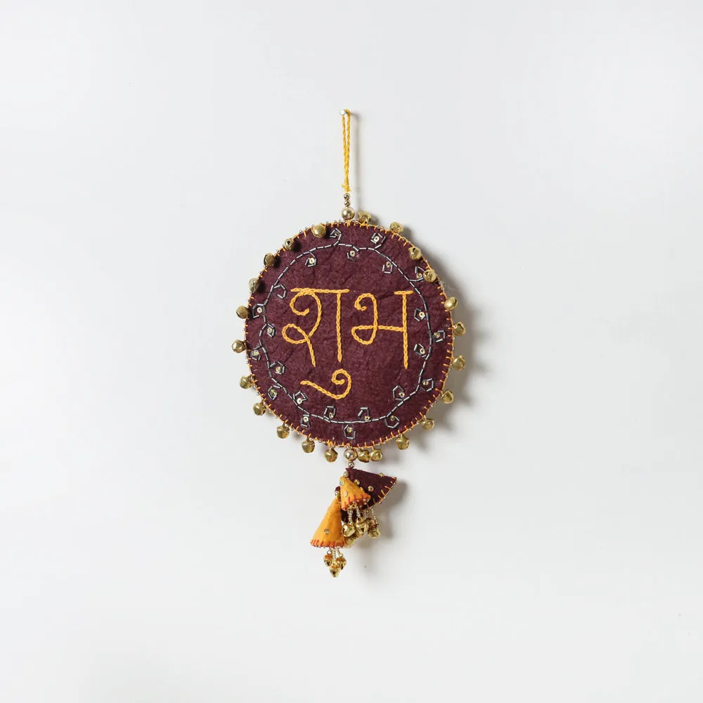 Shubh Labh - Hand Embroidered Ghungroo & Beadwork Hanging