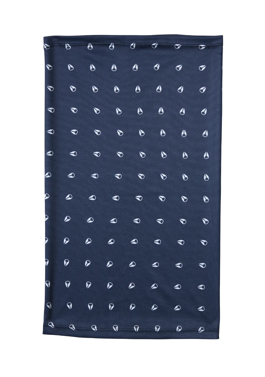 Silo Neck Gaiter - Navy / White