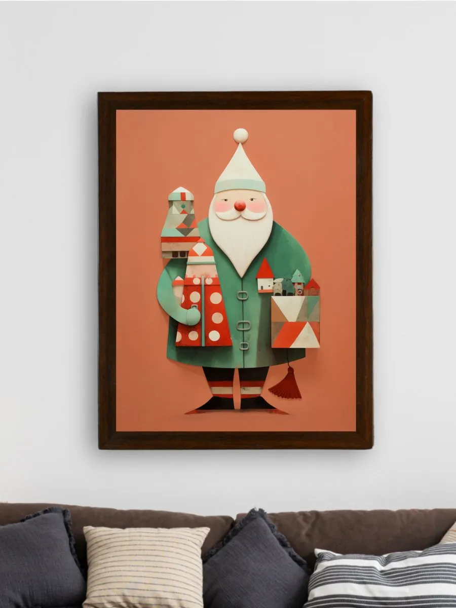 Sowpeace Santa: Premium Gifting Hope Canvas Prints – Handcrafted Indian-Inspired Art for Stylish Holiday Home Decor