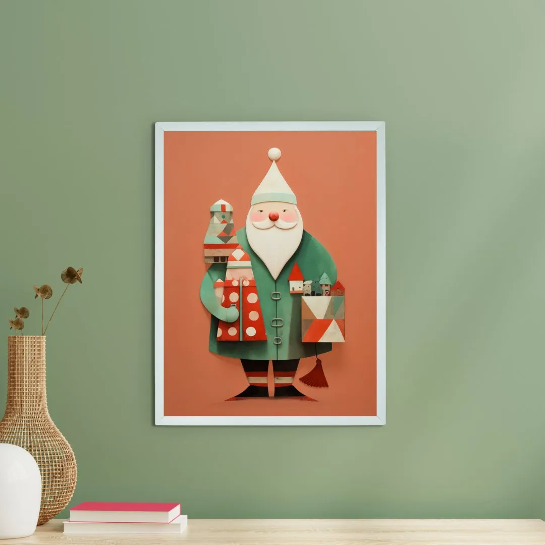 Sowpeace Santa: Premium Gifting Hope Canvas Prints – Handcrafted Indian-Inspired Art for Stylish Holiday Home Decor