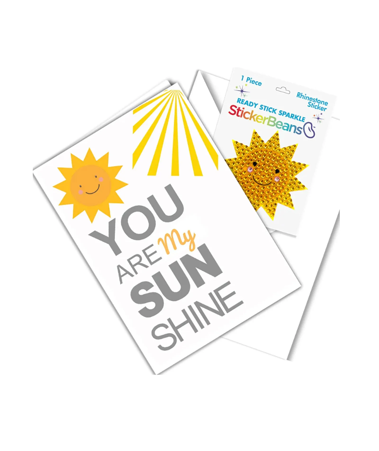 Sticker Beans You Are My Sunshine Card With Sticker