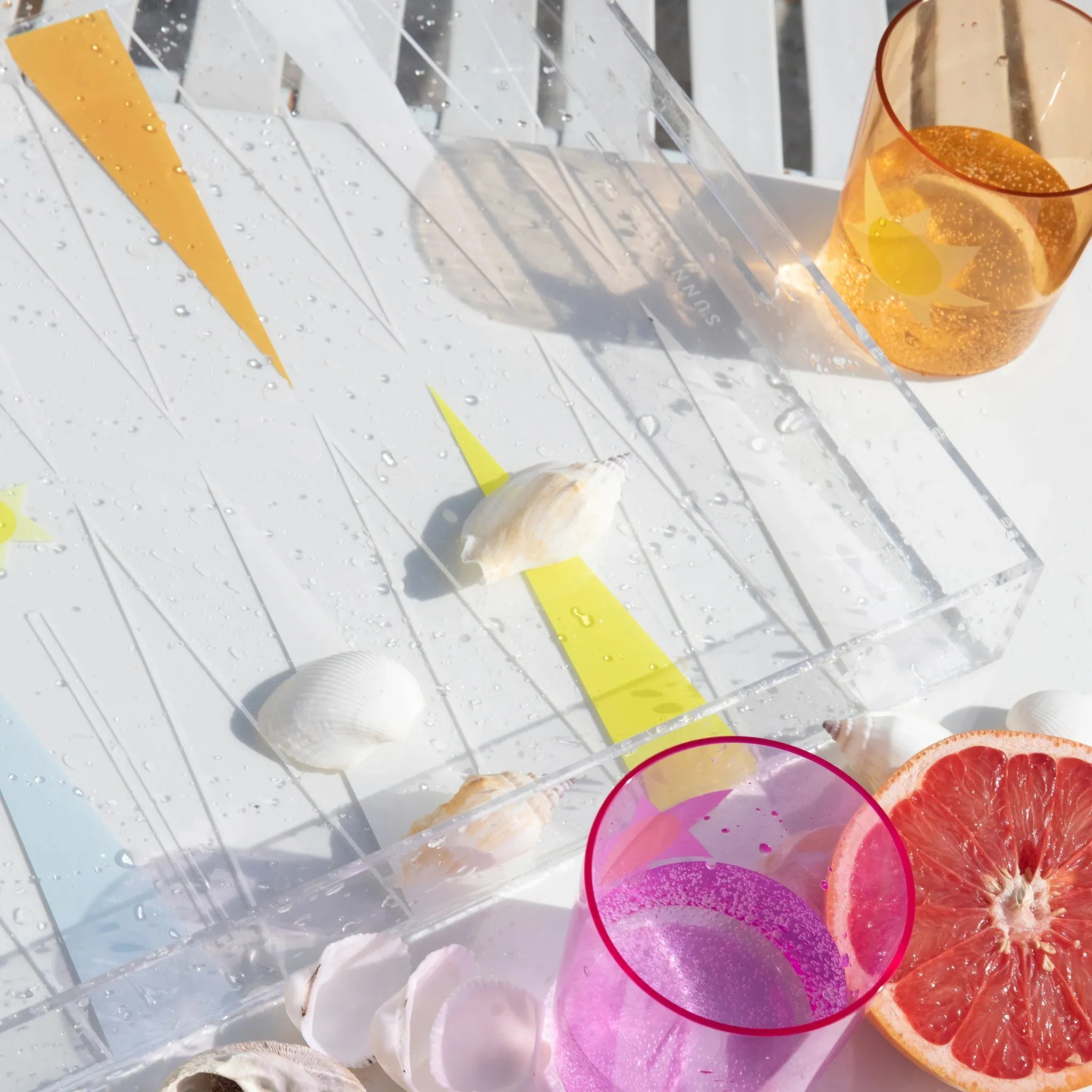 Sunnylife Poolside Highball Acrylic Tumblers