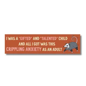 Talented Child Bumper Sticker