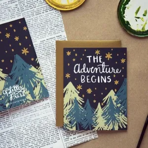 The Adventure Begins Greeting Card