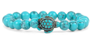 The Journey Bracelet Sea Turtle - Crystal Blue