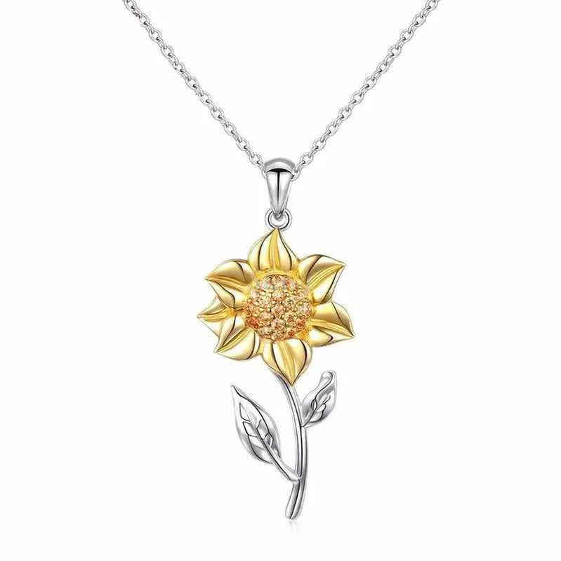 To My Badass Daughter-The Sunflower Pendant Necklace