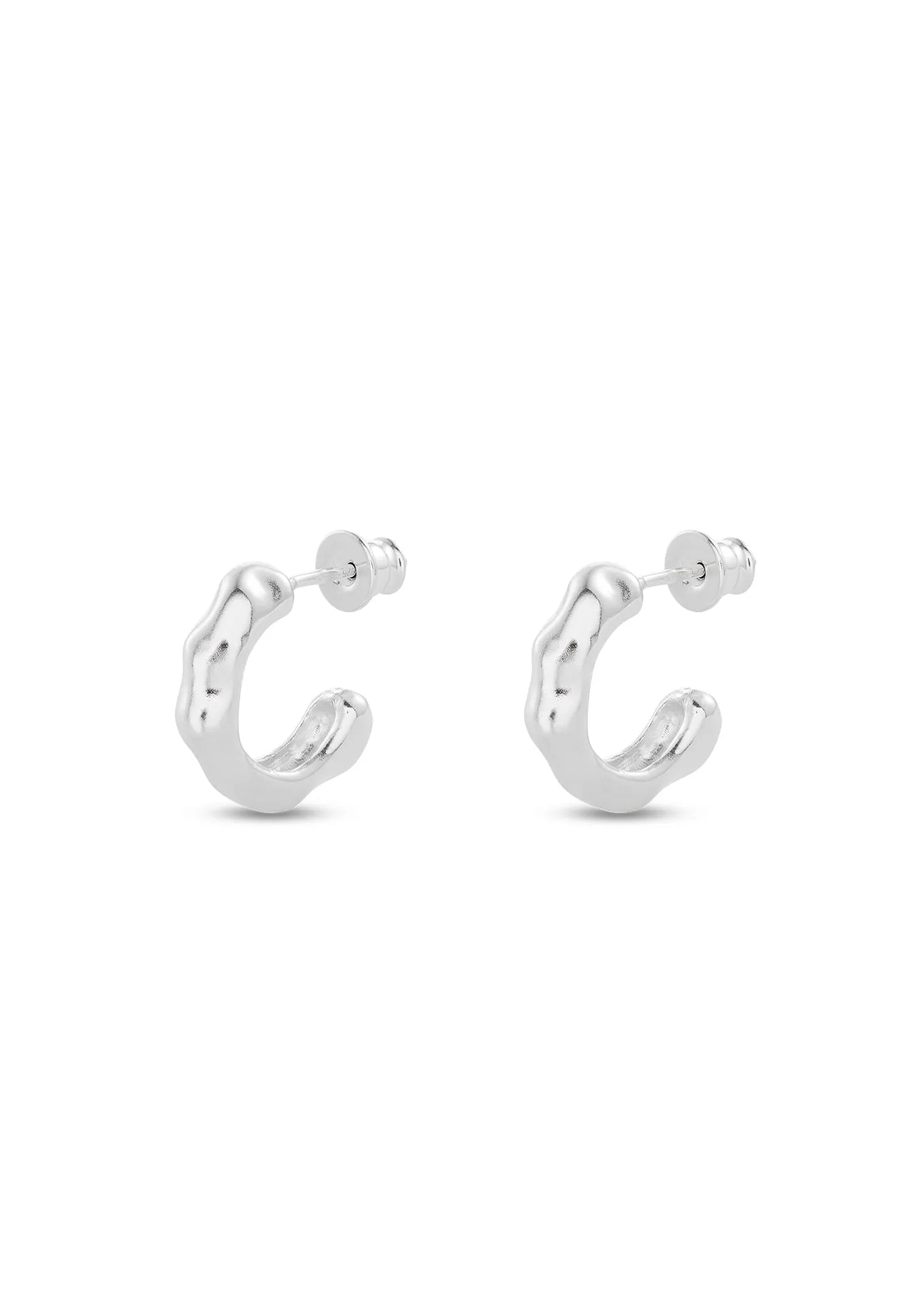 Vertex Hoops Mini Silver