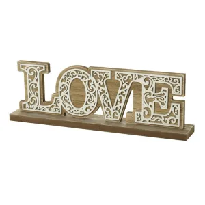 Wooden Love Decoration