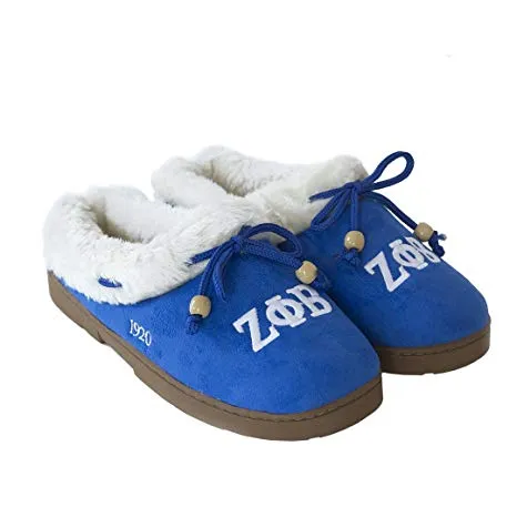 Zeta Phi Beta Sorority Cozy Slipper X-Large 9-10